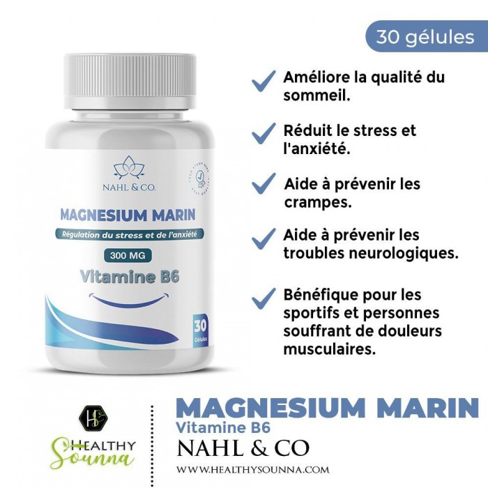 Magnesium marin - vitamine B6